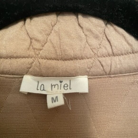 La Miel Quilted Rosie Jacket/Sand Castle Size M - Picture 5 of 5